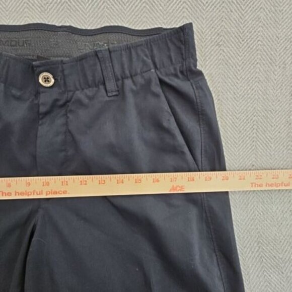 Under Armour The Showdown Pant Men's 32 x 32 Black Straight Golf Slacks Stretch - Picture 10 of 16